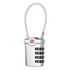 NAGE Padlock, 4 Digit Tsa Lock, Small Dial Lock, PIN