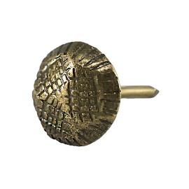 Decotacks Hammered Upholstery Nails/Tacks 7/16" - 100 Pcs [Antique Brass Finish] DX5611AB