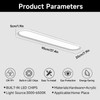 Naroume 37.4" Metal LED Ceiling Light,Slim, Edge Lit - 55W
