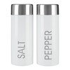 Premier Housewares Liberty Salt and Pepper Set - White