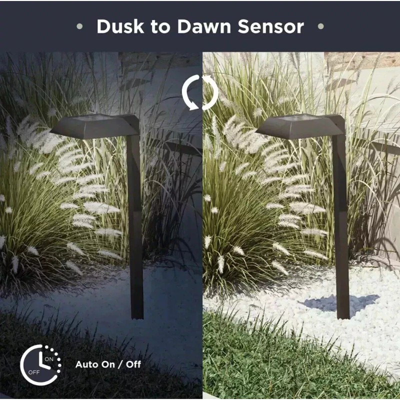 Tommy Bahama LED Solar Path Light, 6 Pack Die-Cast Aluminum