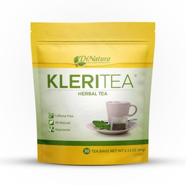 DrNatura KleriTea Herbal Tea, Caffeine-Free, All-Natural, Vegetarian, 30 Tea Bags, 2.12 oz Each