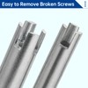 YOFAPA Tap Extractor, 10 Pieces Broken Head Screw Bolt Tap