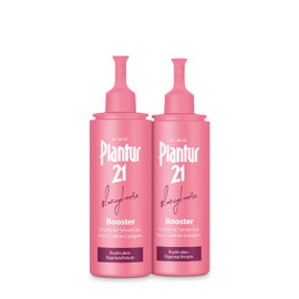 Plantur 21 #langehaare Booster - 2 x 125 ml - Scalp Serum with Caffeine Complex | Accelerates Hair Growth | Hair Care Anti-Hair Loss | Provides the Hair Root with Energy