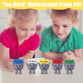 Inspirational Stones - Decorative Stones - Cute Portable Toy for Coworker Team Friend Teacher Family Employee Staff