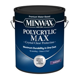 Minwax® Polycrylic® Max, Satin, Clear, 1 Gallon