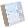 Stylish Water Heater Switch, 20 Amp, 25mm Pattress Back Box,