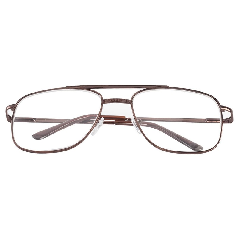 Spring Hinge Pilot Reading Glasses - 3 Pack Magnification 6.00X