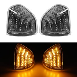 Jinfili Sequential Amber Led Side Mirror Turn Signal Light assembly Compatible with 2010-2018 Dodge Ram 1500 2500 3500 4500 5500 Tow Mirror Lights accessories
