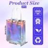 JJUNW 30 pcs Iridescent Gift Bags, Non-woven Reusable Party Bags