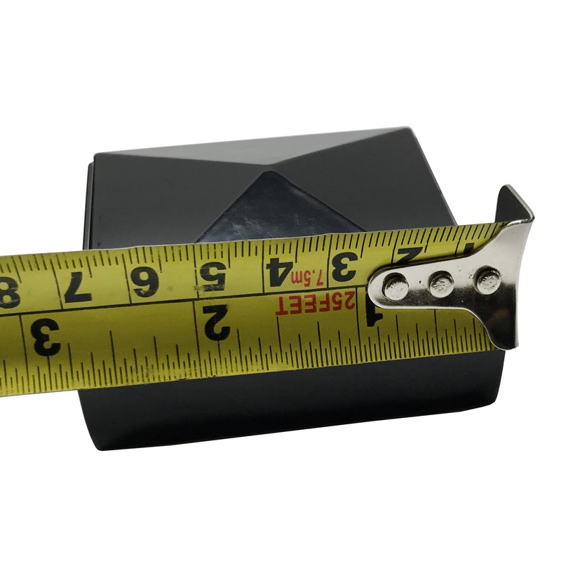 2.5" x 2.5" Aluminium Pyramid Post Cap for Metal Posts