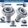 P6H1419 Pool Drain Valve Replacement, Swimming Pool Drain Hose Adapter