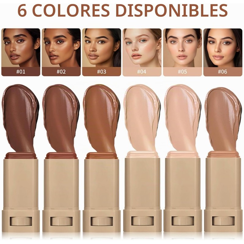 Base de Maquillaje en Barra Flouzor – Cobertura Total 16