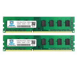 PC3L 12800U DDR3L 1600MHz 8GB Kit (4GBx2) UDIMM RAM 1.35V/1.5V 240-Pin Desktop Memory