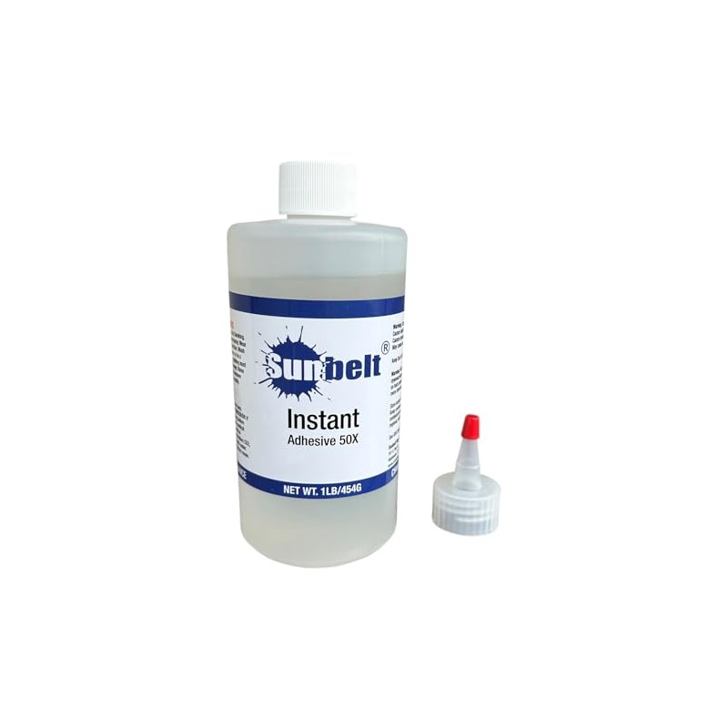 Sunbelt Instant Adhesive Super Glue, 50x, (Cyanoacrylate Glue)