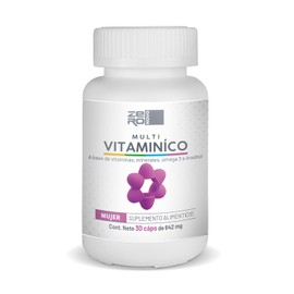 Multivitamínico para Mujer ZeroNovo® 30 caps con Omega3