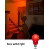 Baczao Red Light Bulb, 9W (60W Equivalent), E26 Base LED