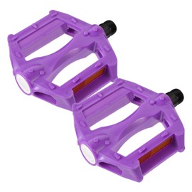 Kisangel 1 Pair Purple Bicycle Pedals for Boys Girls Non-Slip and Stable Bicycle Parts for Mountain Bikes and Children's Bikes Durable Replacement Pedals Made of Plastic