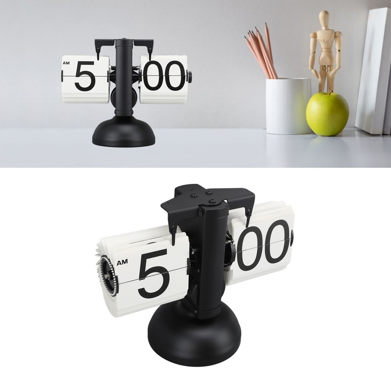 European Style Retro Digital Flip Down Clock 304 Stainless Steel