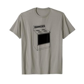 Kitchen Stove Print T-Shirt