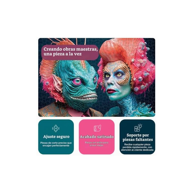 Meet The Aliens Nymira and Dantar - Un rompecabezas de
