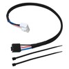 INGQI Brake Control Wiring Harness 4 Pin Connector Cable Mount
