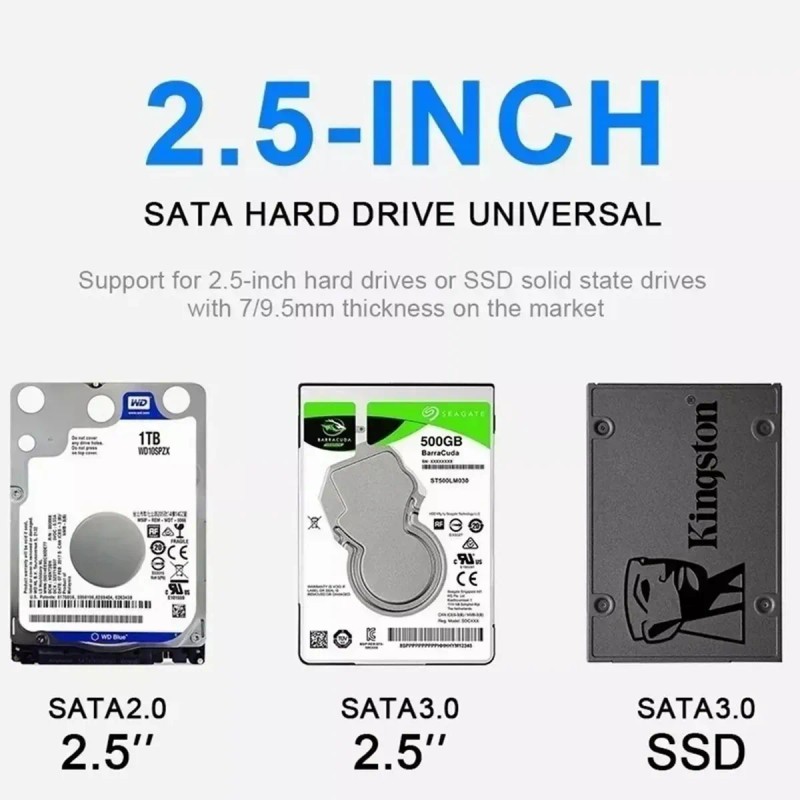 Carcasa Disco Duro Externo Case Adaptador Ssd Sata Usb 3.0