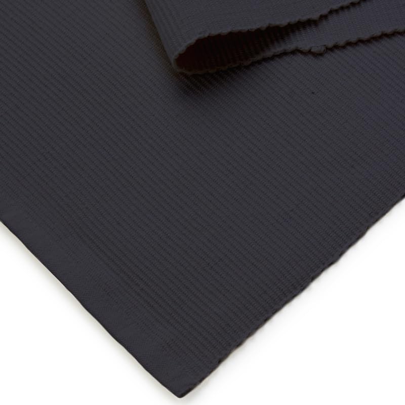 Encasa Table Runner for 4 Seat Dining Rooms, Solid Grey,