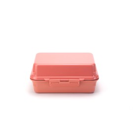 Miyoshi Seisakujyo 0101-0186 GEL-COOL Lunch Box, Integrated Ice Pack, Macaron Pink deli