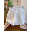 Women's Summer Plus Size Yoga String Hot Pants - Ice Quick-Dry White Slacks Leports Blue, M (fits 47.50 Kg-55.00 Kg) 5ea