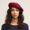 Laulhere L´Autentique Merino Beret Women´s Winter (One Size - Bordeaux)