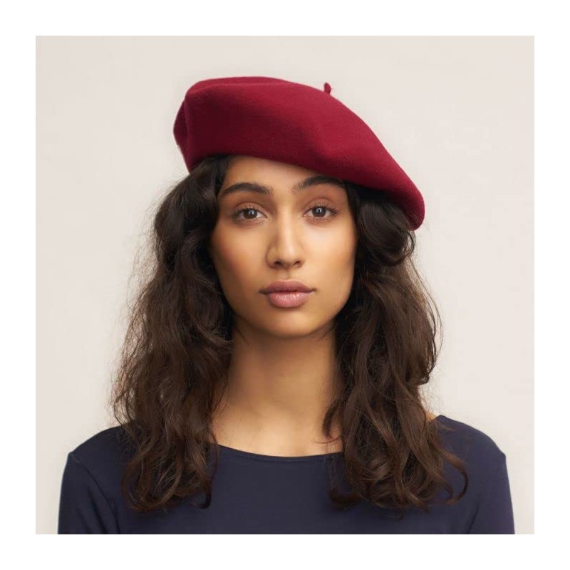 Laulhere L´Autentique Merino Beret Women´s Winter (One Size - Bordeaux)