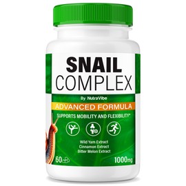 Snail Complex Capsules – Daily Joint & Mobility Support Formula with Premium Natural Blend to Help You Stay Flexible, Active & Comfortable in Motion, Easy-to-Swallow Pills (60 Capsules)
