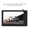 5 Inch Portable TV,ISDB T Digital Analog TV ATV,1500mAh Battery