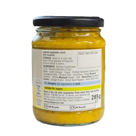 M&S Classic Piccalilli Pickle, 285g, 2 Pack, Tangy Relish with Mustard, Pickled Vegetables, Vegan, In Premier Life Store Box