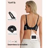 Vertvie Wireless Bras for Women Full Coverage Supportive Seamless Bralettes