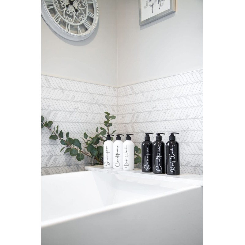 Alora Reusable Shampoo and Conditioner Bottles - Set of 3