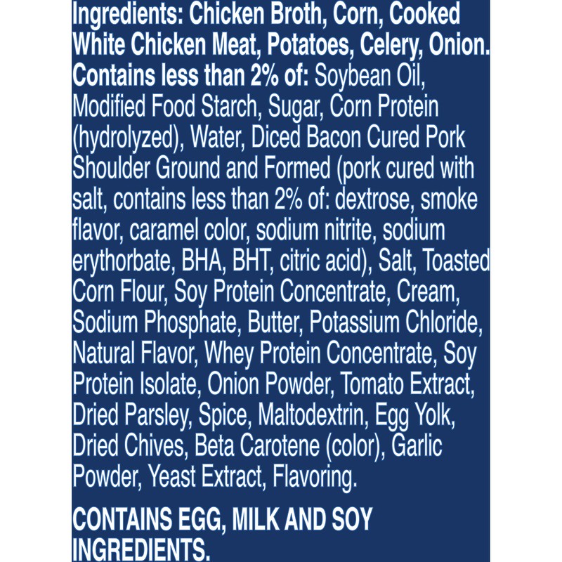 Progresso Soup Rich & Hearty, Chicken Corn Chowder, 18.5 oz