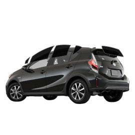 AUTOTEK Precut Windows Tint Film All Sides Cars Sun Blocking Protection Privacy Anti Shatter Glass 2 Ply Film 10% Tint Shade kit for Toyota Prius C 2012-2019