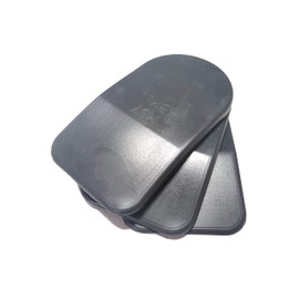 BML 7mm Heel Lifts, 3pk (Mens Small, Gray [Super Soft])