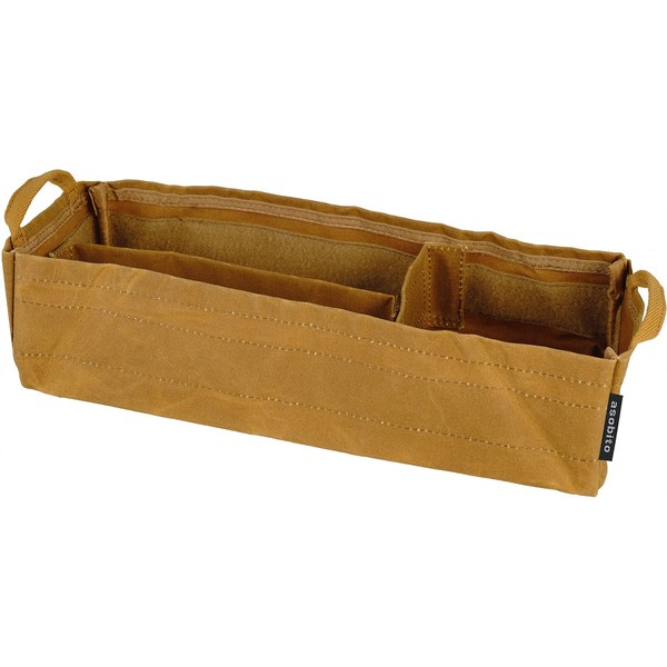 asobito Cooking Tool Basket, Regular, Camel, Storage, Waterproof, Cotton Canvas, Camping, Outdoors, ab-041CM