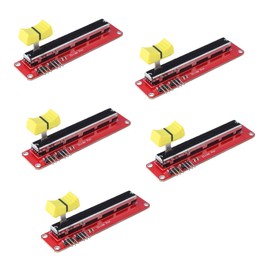 HiLetgo 5 unidades de potenciómetro de diapositivas logarítmicas de 10 K, módulo de potenciómetro deslizante para Arduino AVR bloque electrónico