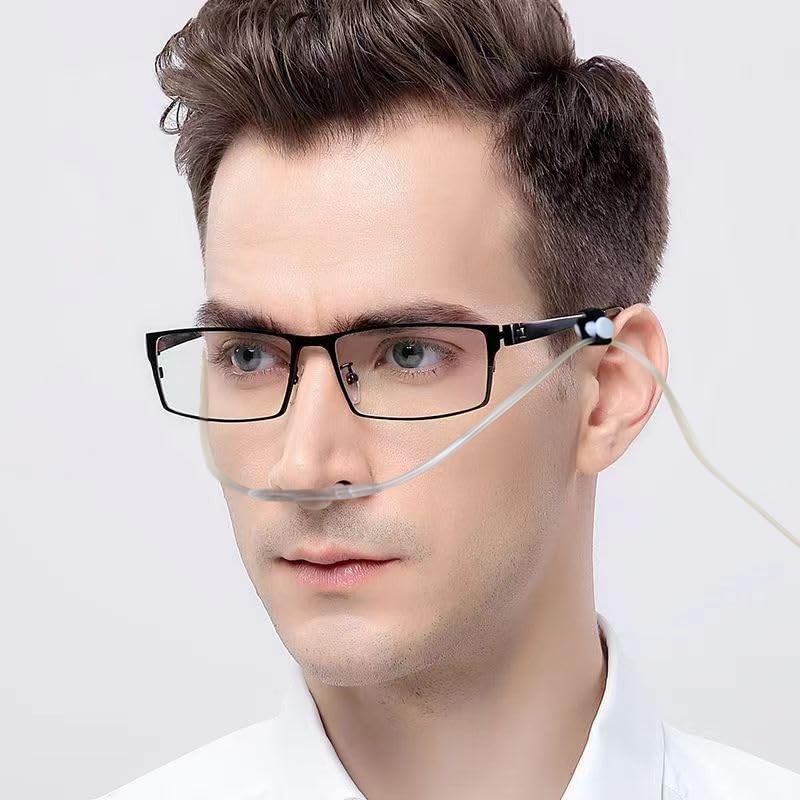 8PCS Oxygen Tube Holder for Glasses，Oxygen Nasal Cannula Clips for