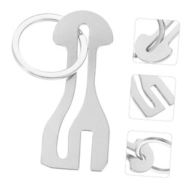 DIYEAH Set of 4 Loonie Shopping Cart Key - Portable Keychain for Canada Cart Coin - Metal Quarter Holder