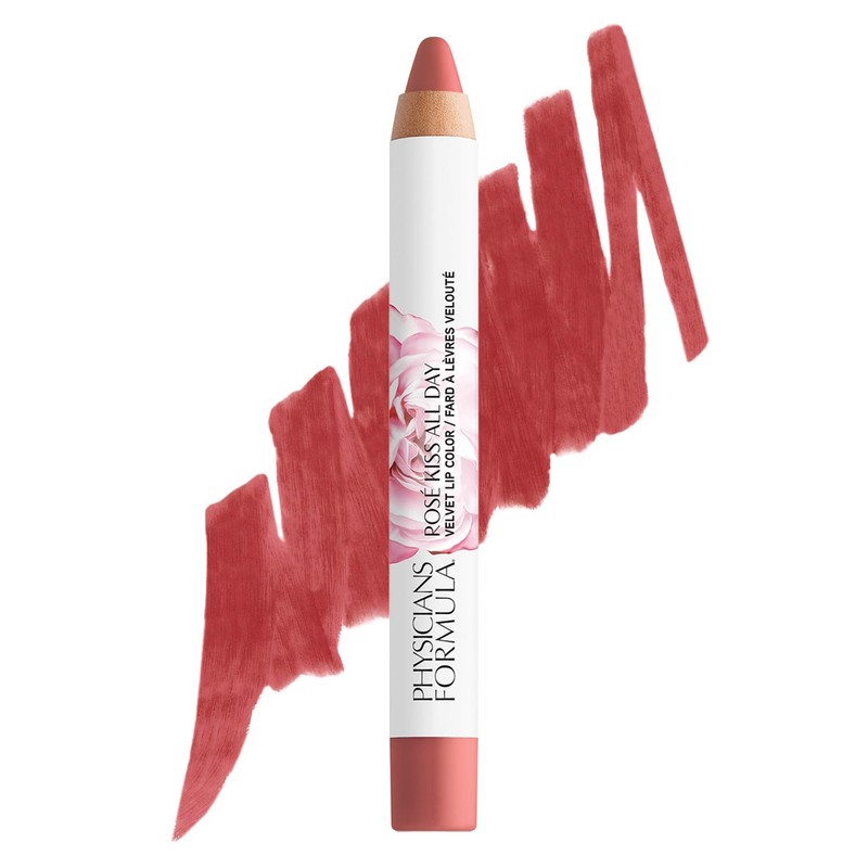 Physicians Formula Rosé Kiss All Day - Pintalabios de terciopelo,
