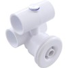 Hydro-Air Jet Cmplt, BWG/HAI Slimline, 1-3/4"hs, Eye, Smth, White, a1