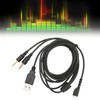 Headphone Audio Cable USB and 3.5mm Audio Jack Audio Cord