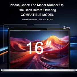 Phimoos Anti Blue Light Screen Protector for Macbook Pro 16 (2016-2025, M1,M2), Mac Laptop Anti-Glare Film Matte, Anti-Scratch Anti-Fingerprint UV Blocker Eye Protective Film