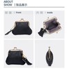 LOHGOU Genuine Leather Coin Purse, Snap Coy Pouch, Cute, Lightweight,