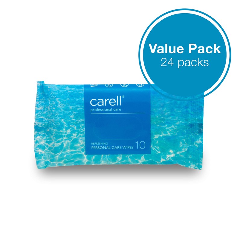 Carell Professional Care - Refreshing Personal Care Wipes - 24